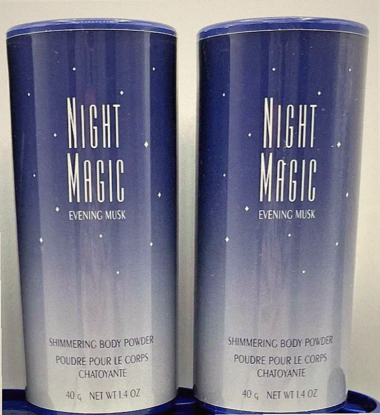 Avon Night Magic Evening Musk 2 Shimmering Body Powder 1.4oz Gift to Give💕