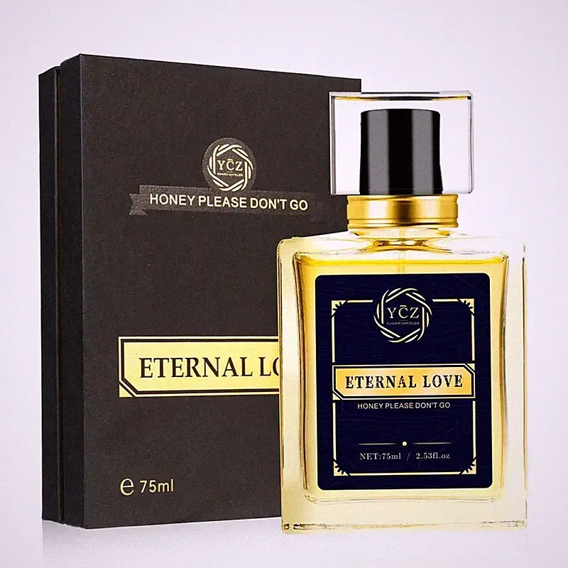 ETERNAL LOVE Men's Eau De Cologne 2.6 Fl Oz - Talc-Free Liquid Perfume
