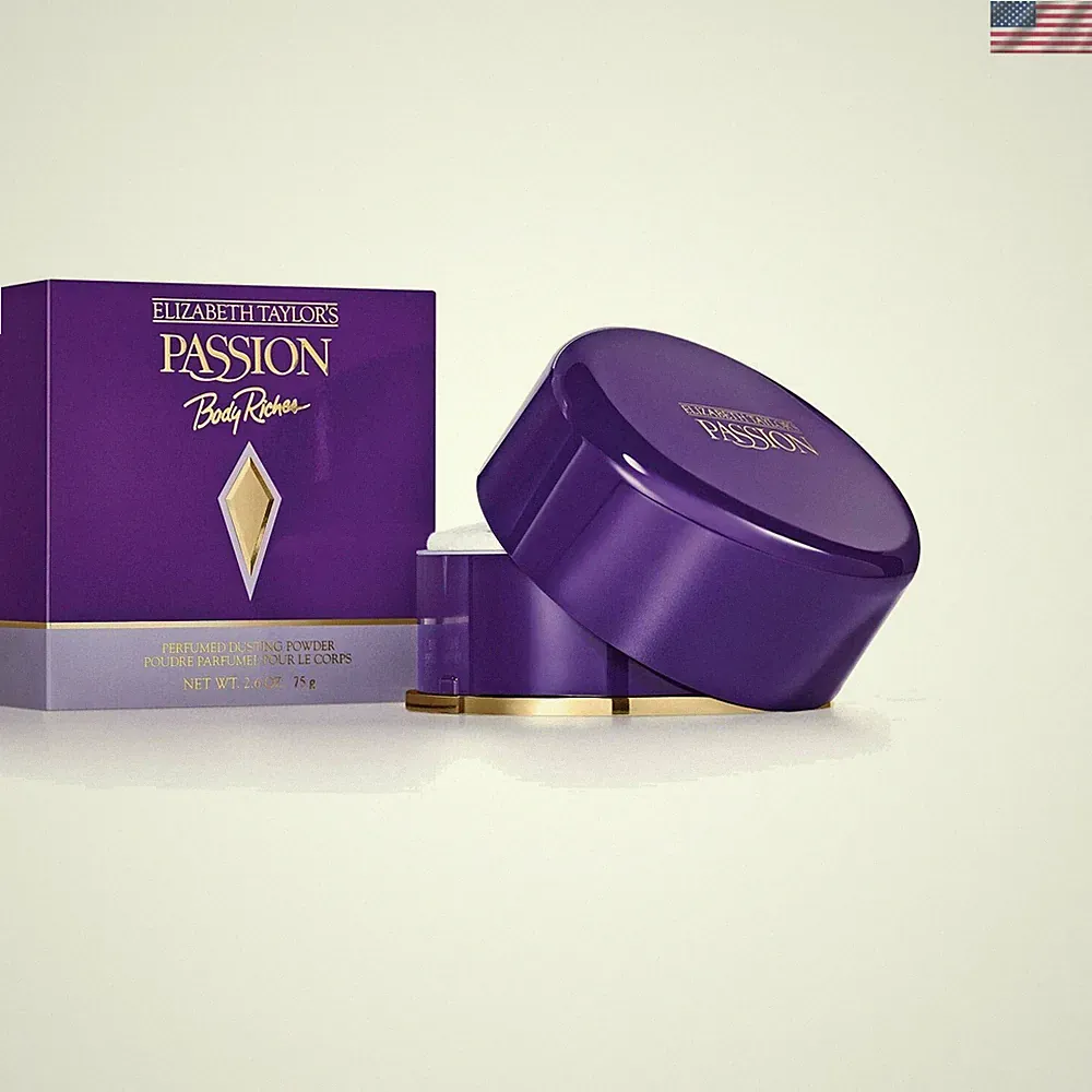 Fragrance Dusting Powder for Women - Passion, 2.6 Oz, Long-Lasting Elegance