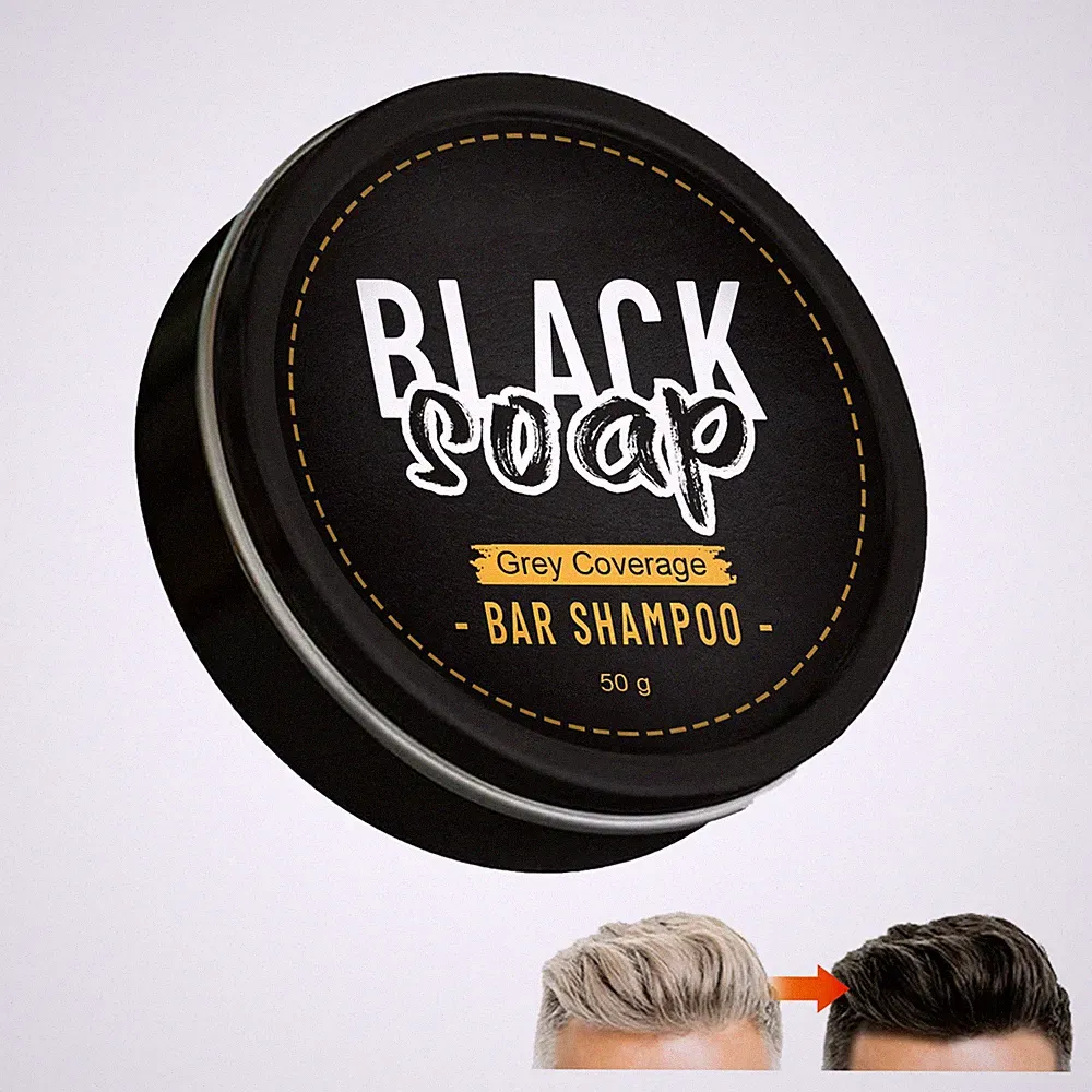 Hair Growth Shampoo Soap Cover Grey Coverage Nourish Clean Care Anti Hair Loss