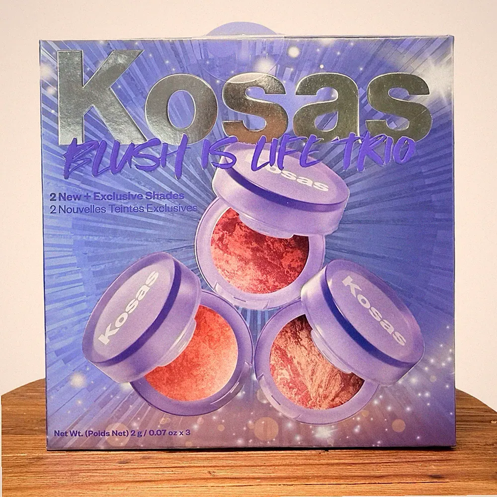 KOSAS Blush is Life Trio MINI Gift Set, Holiday 2025 Euphoria Dare Spellbound