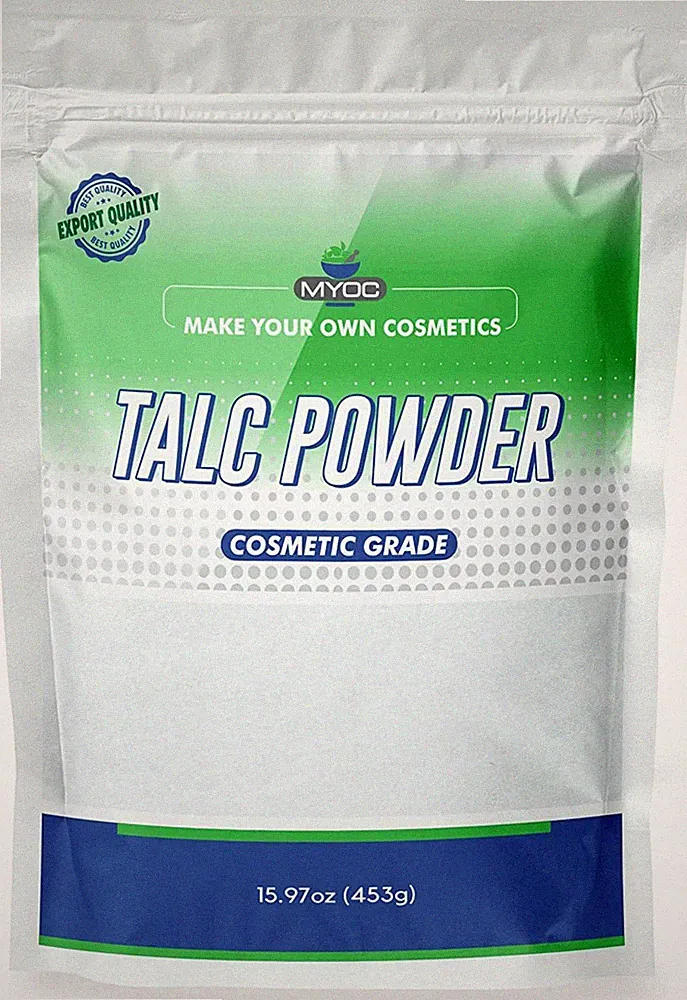 MYOC Talc Powder, for Hair, Crafts, Spray, Waxing & Powder Bulk | 453gm/15.97oz.