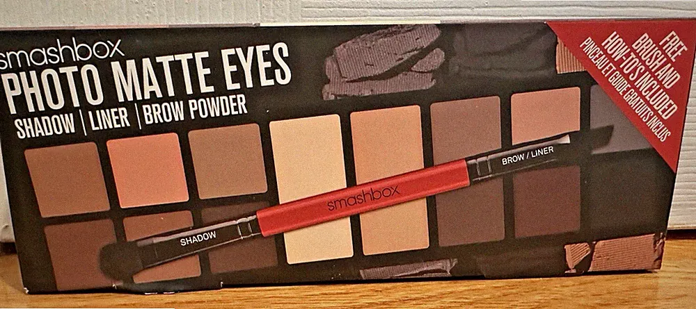 Smashbox PHOTO MATTE EYES Shadow/Liner/Brow Powder Palette BNIB Gift Set Rare