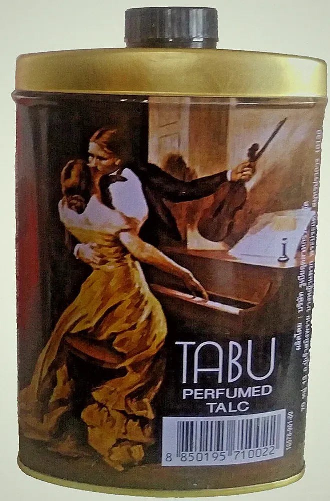 Tabu Perfumed Talc Powder Exotic Oriental Scent by DANA 100g EXP AUG 2028